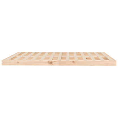 Bed Frame | Natural pine | Solid pine wood and plywood | Standard Double