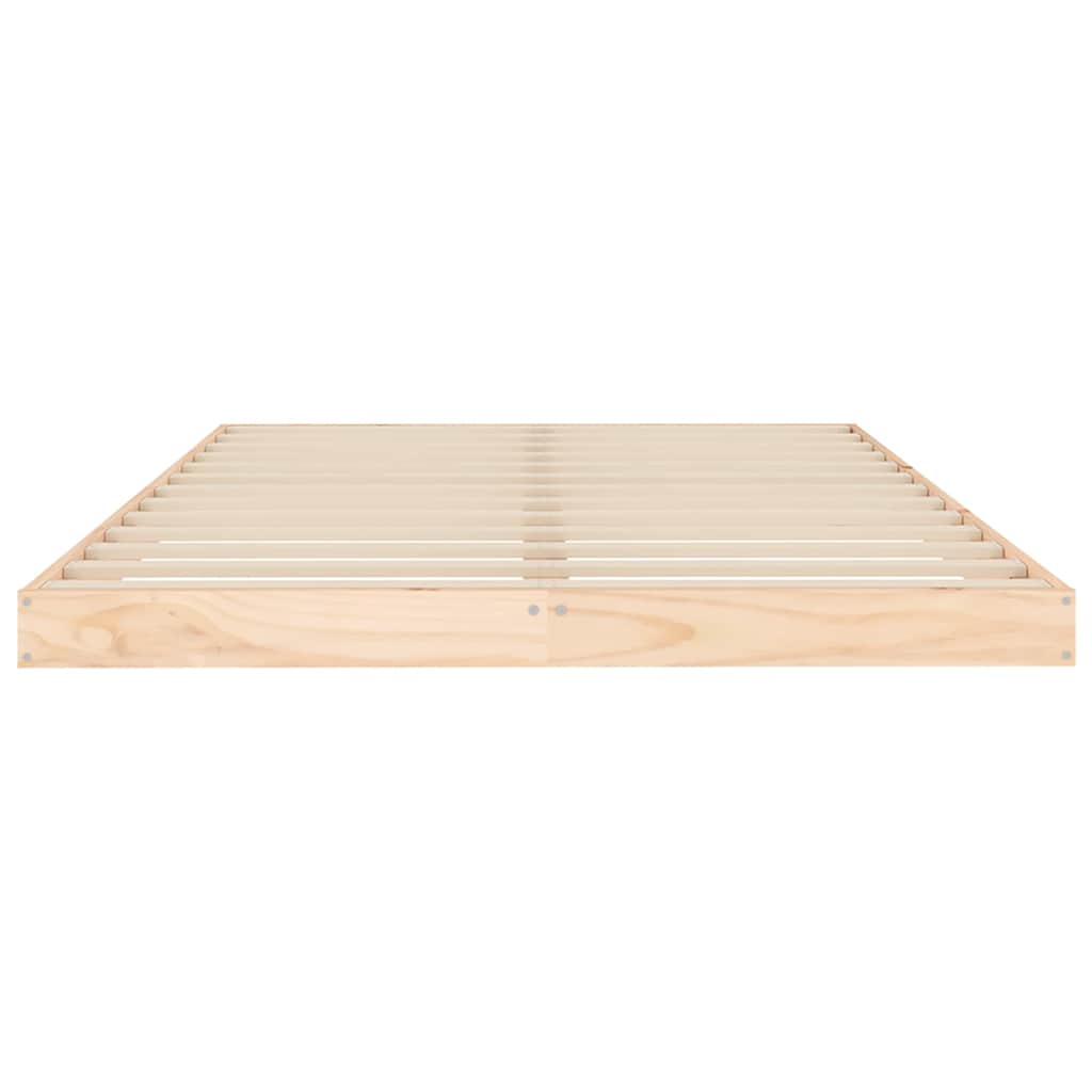 Bed Frame without Mattress 120x200 cm Solid Wood Pine