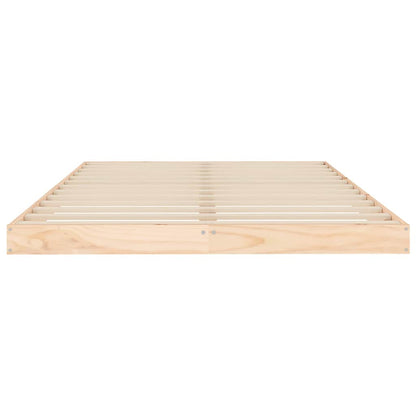 Bed Frame without Mattress 120x200 cm Solid Wood Pine