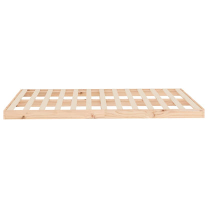 Bed Frame | Natural Pine | Solid pine wood, Plywood slats | Double