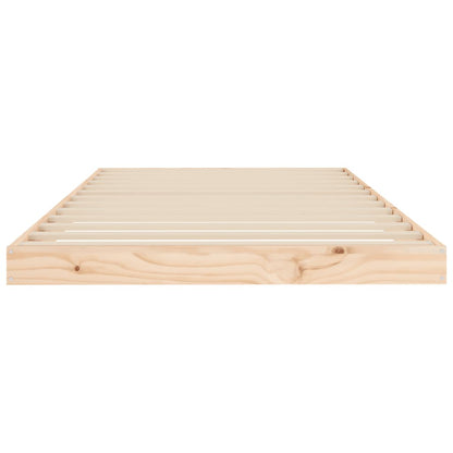 Bed Frame | Natural Pine | Solid wood, Plywood | Single