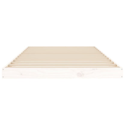 Bed Frame | White | Solid Pine Wood | Single | Durable | Bed Frame