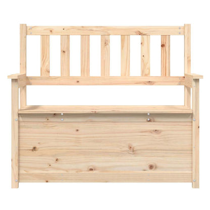 Bench 112,5x51,5x96,5 cm Solid Wood Pine