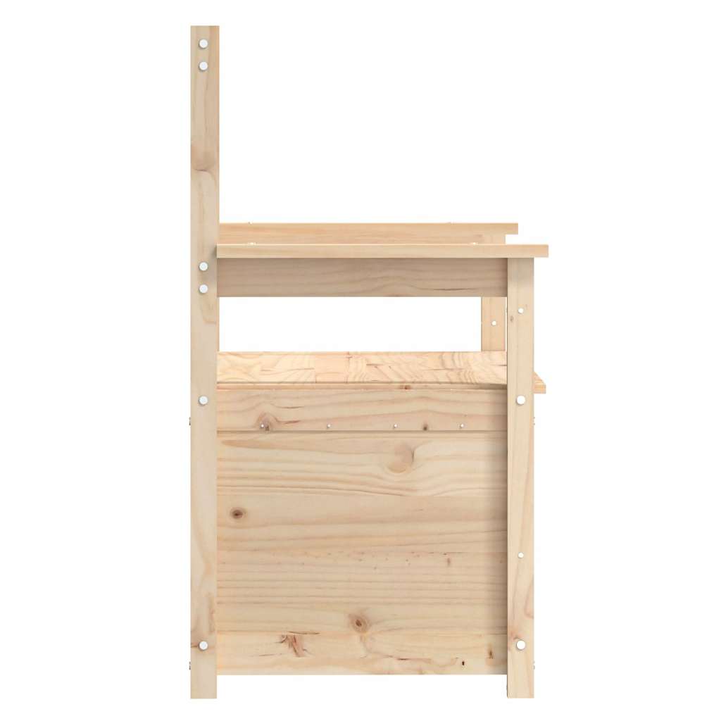 Bench 112,5x51,5x96,5 cm Solid Wood Pine