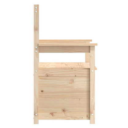 Bench 112,5x51,5x96,5 cm Solid Wood Pine