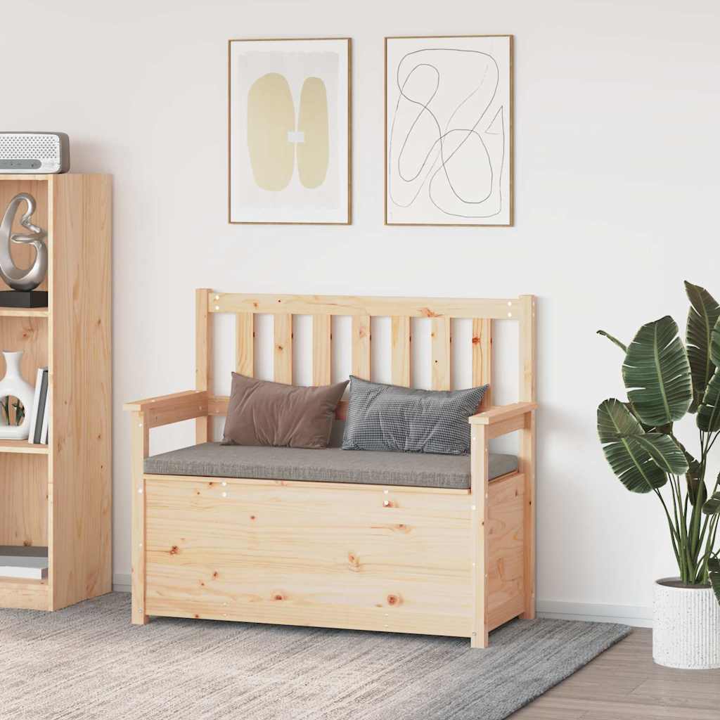 Bench 112,5x51,5x96,5 cm Solid Wood Pine