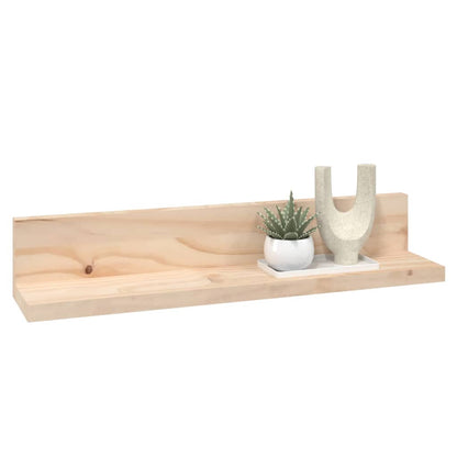 Wall Shelves 2 pcs 50x11x9 cm Solid Wood Pine