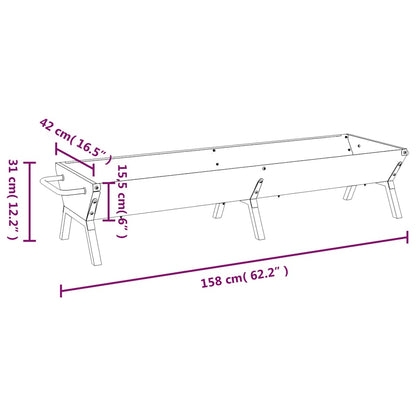 Automatic Barbecue Grill and Tray Set Stainless Steel