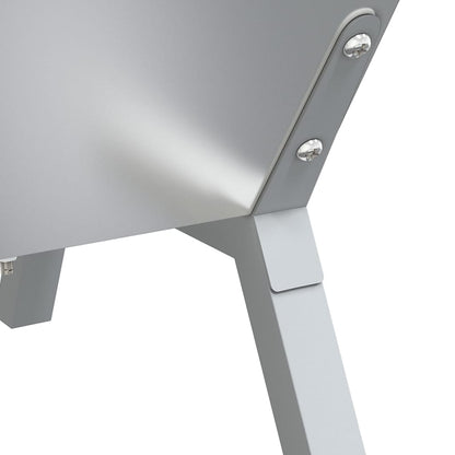 BBQ Tray Silver 118x42x30.5 cm Stainless Steel