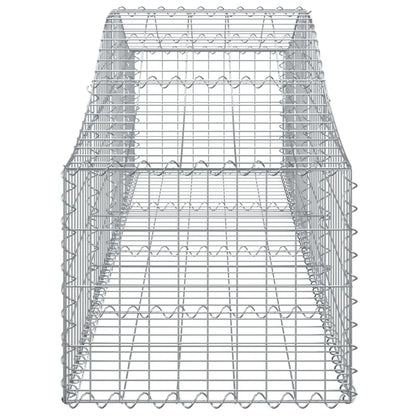Arched Gabion Basket 200x50x40/60 cm Galvanised Iron