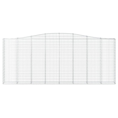 Arched Gabion Basket 400x30x160/180 cm Galvanised Iron