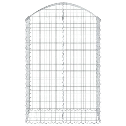 Arched Gabion Basket 100x50x140/160 cm Galvanised Iron