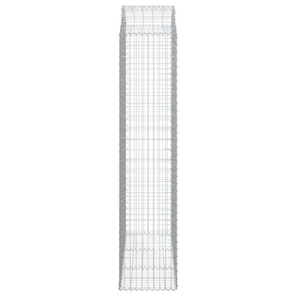 Arched Gabion Basket 150x50x220/240 cm Galvanised Iron