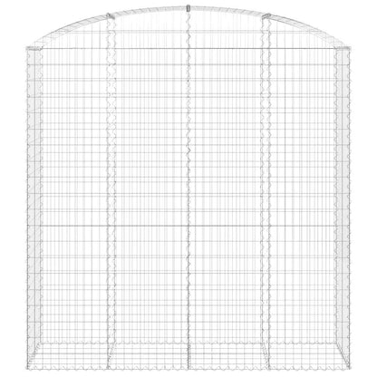 Arched Gabion Basket 200x50x200/220 cm Galvanised Iron