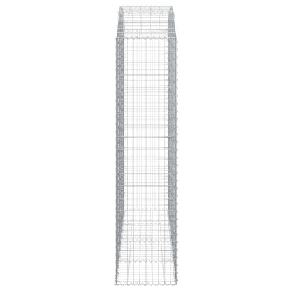 Arched Gabion Basket 200x50x200/220 cm Galvanised Iron