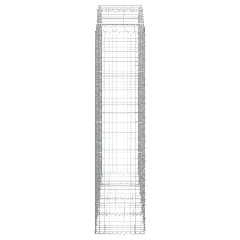 Arched Gabion Basket 200x50x200/220 cm Galvanised Iron