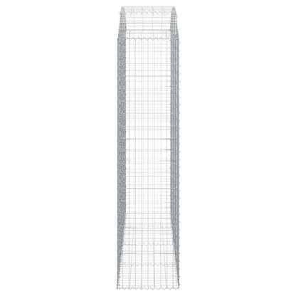 Arched Gabion Basket 200x50x200/220 cm Galvanised Iron