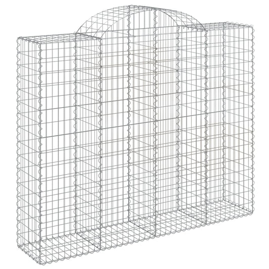 Arched Gabion Basket 200x50x160/180 cm Galvanised Iron