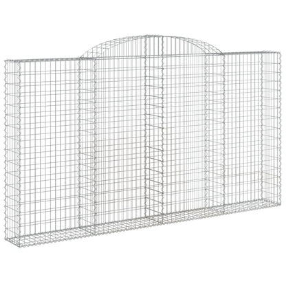 Arched Gabion Basket 300x30x160/180 cm Galvanised Iron