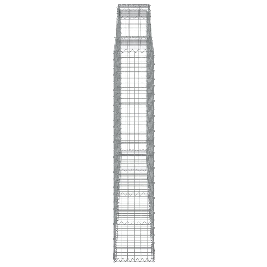 Arched Gabion Basket 300x30x160/180 cm Galvanised Iron