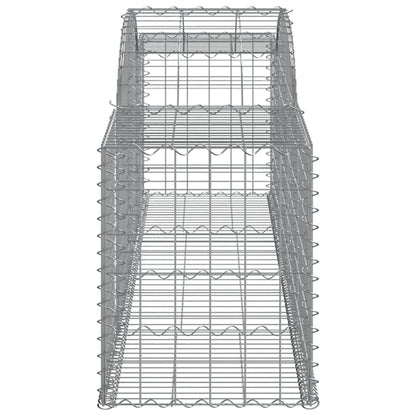 Arched Gabion Basket 300x50x60/80 cm Galvanised Iron
