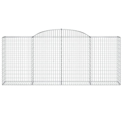 Arched Gabion Basket 300x50x120/140 cm Galvanised Iron