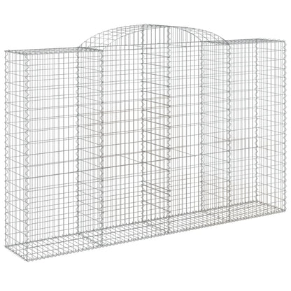 Arched Gabion Basket 300x50x180/200 cm Galvanised Iron