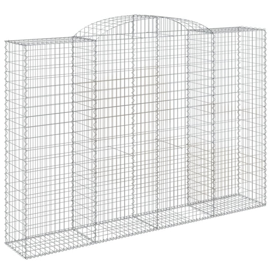 Arched Gabion Basket 300x50x200/220 cm Galvanised Iron