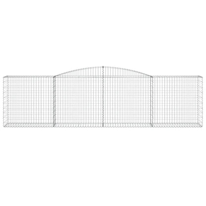 Arched Gabion Basket 400x50x100/120 cm Galvanised Iron