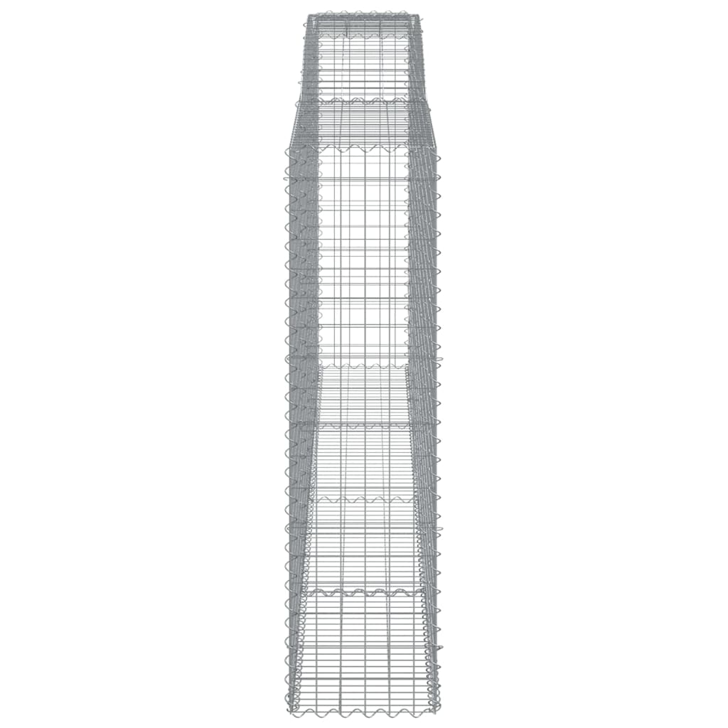 Arched Gabion Basket 400x50x180/200 cm Galvanised Iron