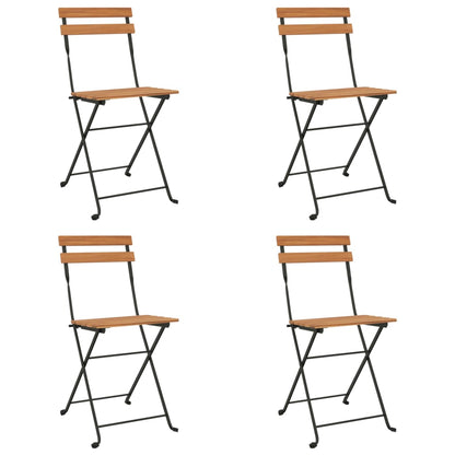 Folding Bistro Set | Natural wood | Solid acacia wood | Standard