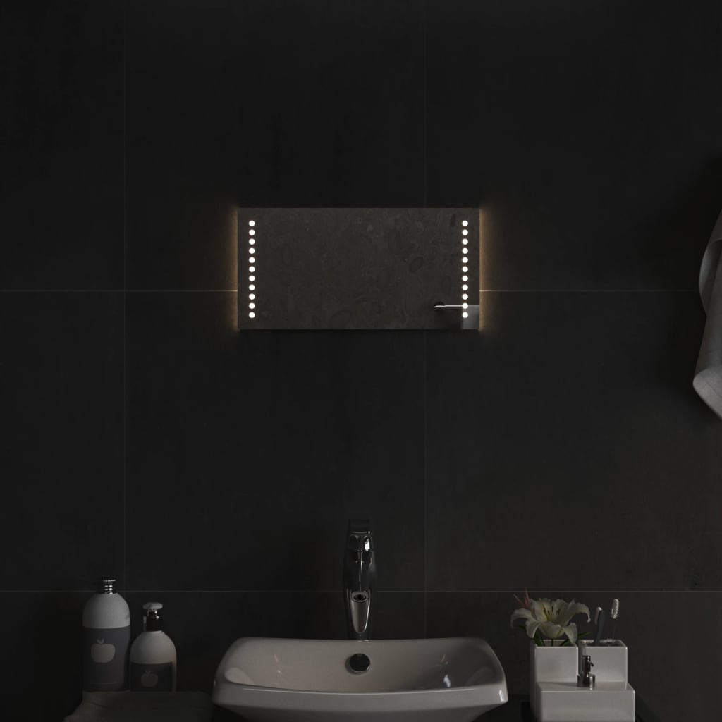 LED Bathroom Mirror 20x40 cm