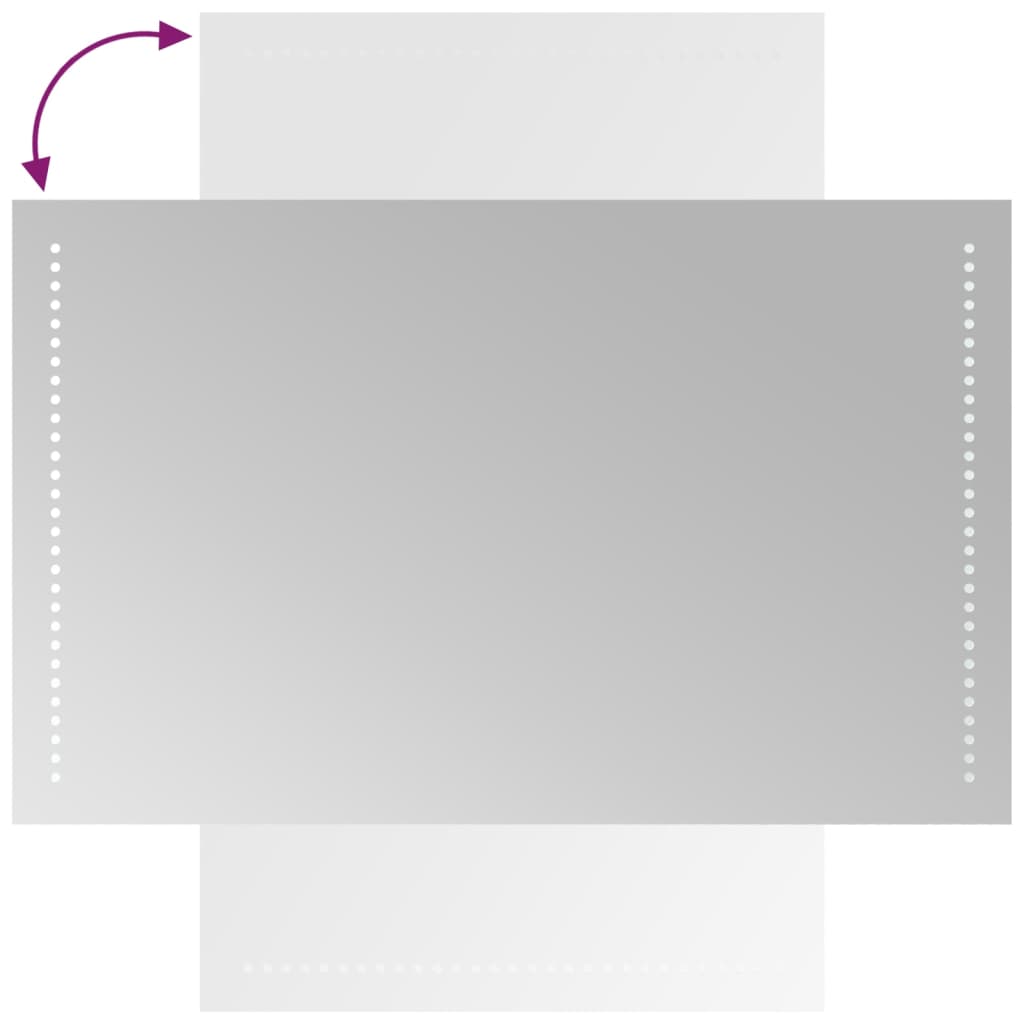 LED Bathroom Mirror 50x80 cm