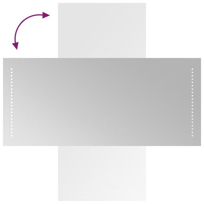 LED Bathroom Mirror 40x90 cm