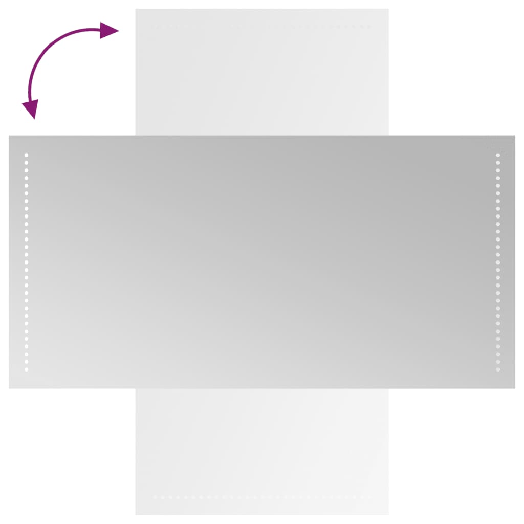 LED Bathroom Mirror 50x100 cm
