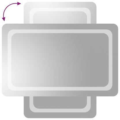 LED Bathroom Mirror 50x80 cm