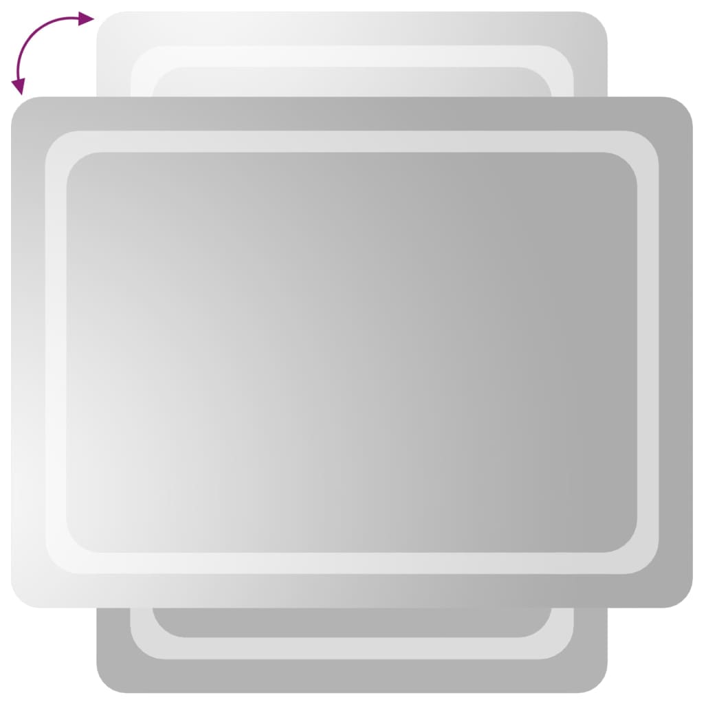 LED Bathroom Mirror 60x80 cm