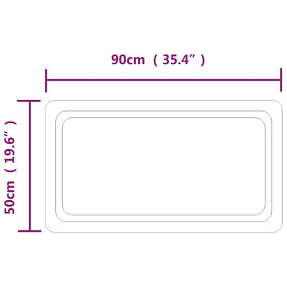 LED Bathroom Mirror 50x90 cm