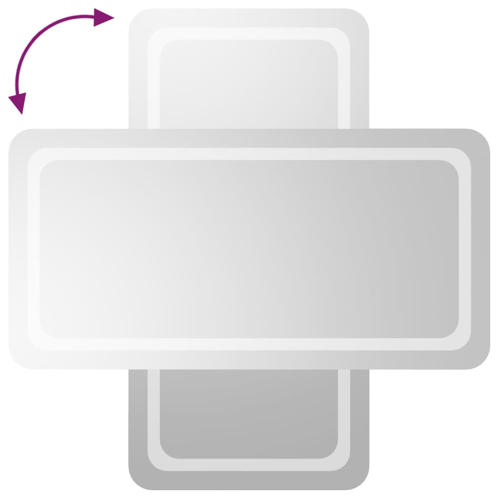 LED Bathroom Mirror 50x100 cm