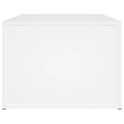 Coffee Table White 100x50x36 cm Engineered Wood