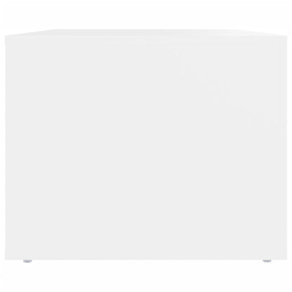Coffee Table White 80x50x40 cm Engineered Wood