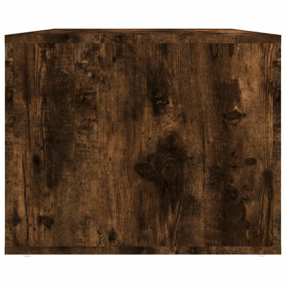 Coffee Table Smoked Oak 80x50x40 cm Engineered Wood