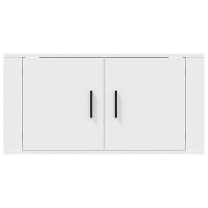 Wall Mounted TV Cabinet White 80x34,5x40 cm