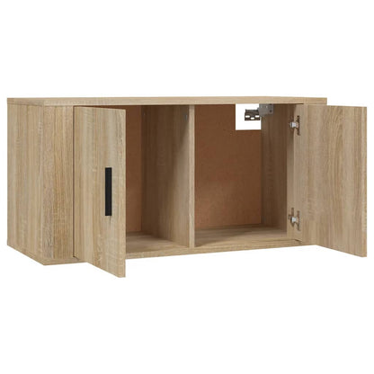 Wall Mounted TV Cabinet Sonoma Oak 80x34,5x40 cm