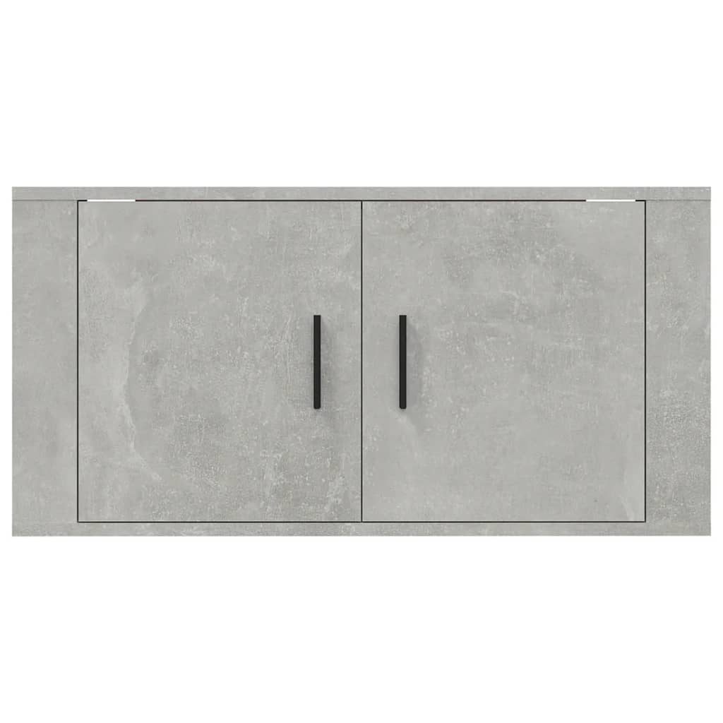 Wall Mounted TV Cabinet Concrete Grey 80x34,5x40 cm