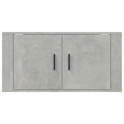 Wall Mounted TV Cabinet Concrete Grey 80x34,5x40 cm