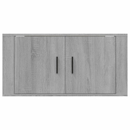 Wall Mounted TV Cabinet Grey Sonoma 80x34,5x40 cm