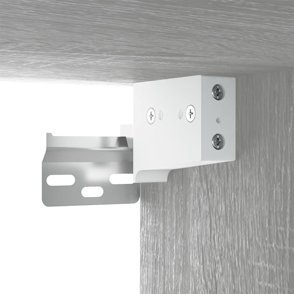 Wall Mounted TV Cabinet Grey Sonoma 80x34,5x40 cm