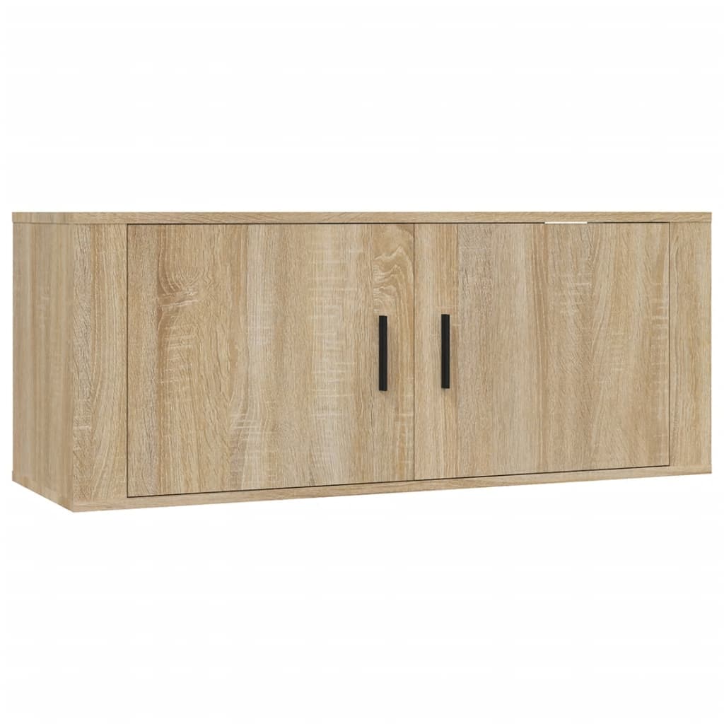 Wall Mounted TV Cabinet Sonoma Oak 100x34,5x40 cm