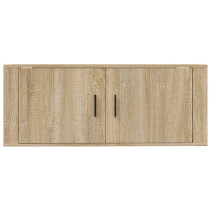 Wall Mounted TV Cabinet Sonoma Oak 100x34,5x40 cm